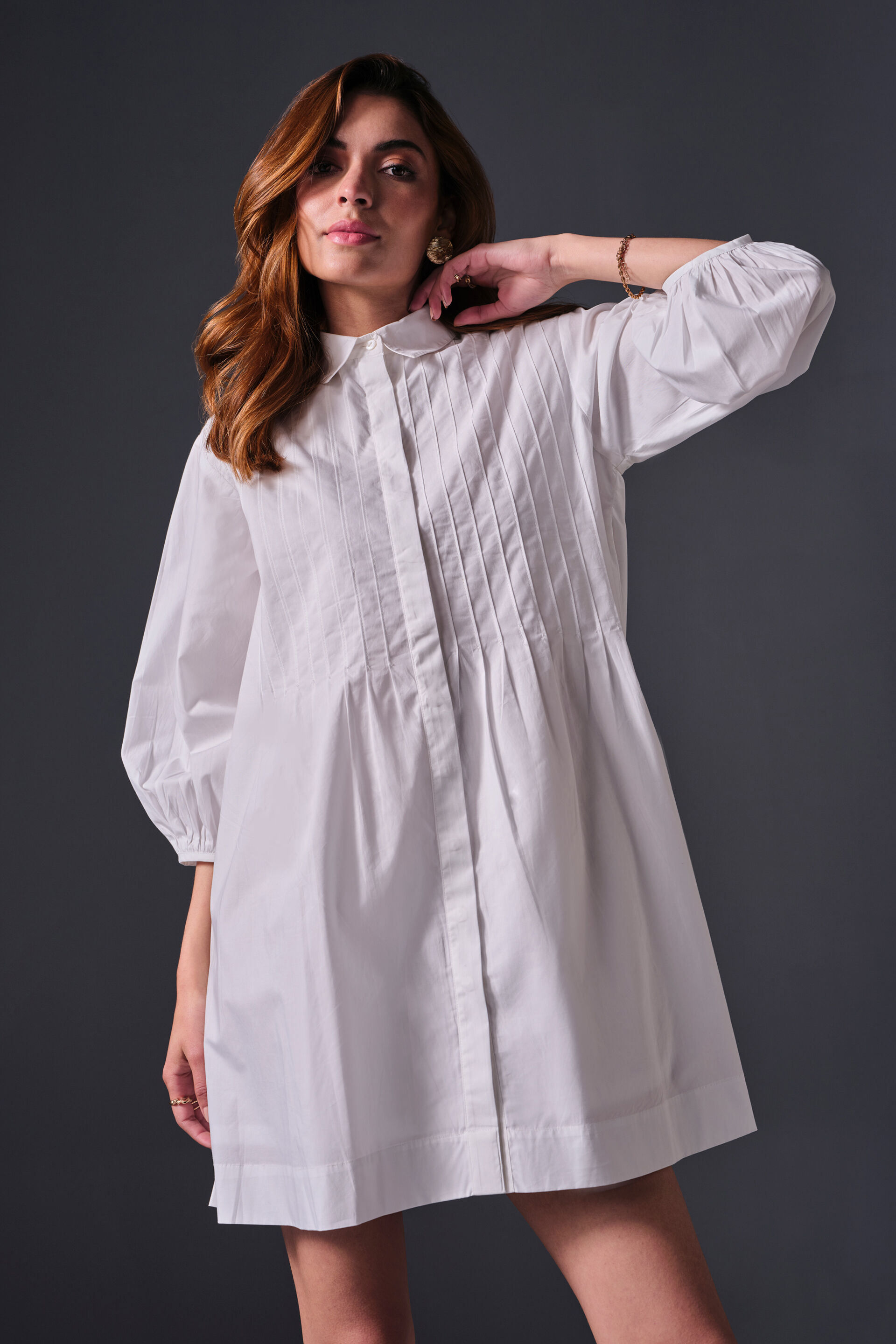 Ivory Allure Dress, White, image 4