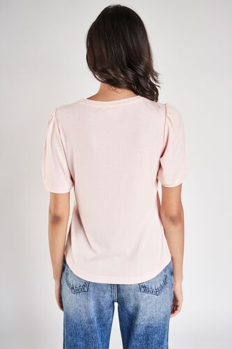 3 - Pink Solid A-Line Top, image 3