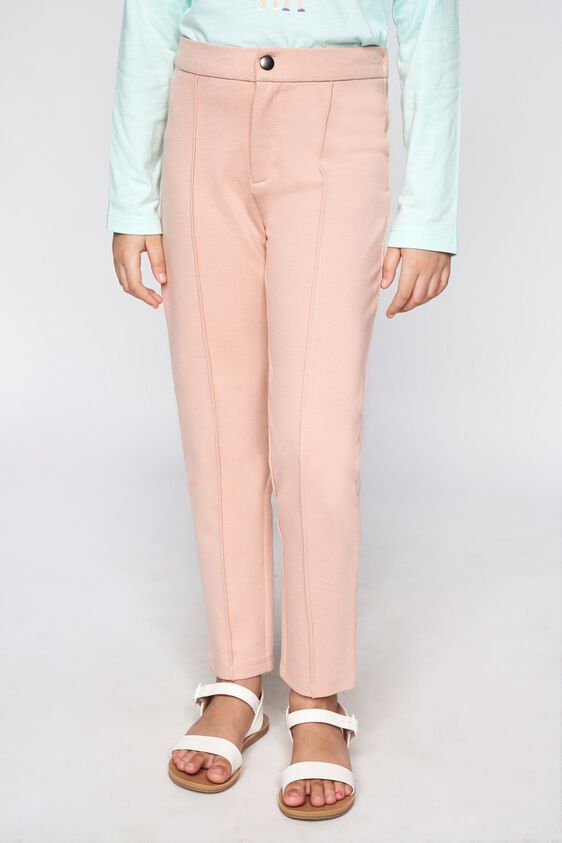 2 - Pink Solid Straight Bottom, image 2