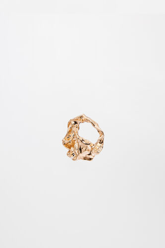 Gold Brass Earring, , image 2