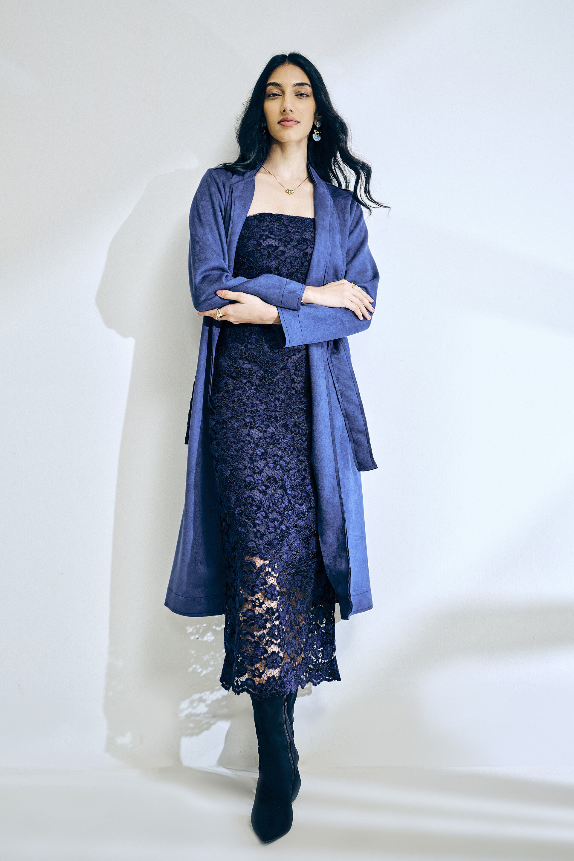 Blue Crush Overcoat, Blue, image 5