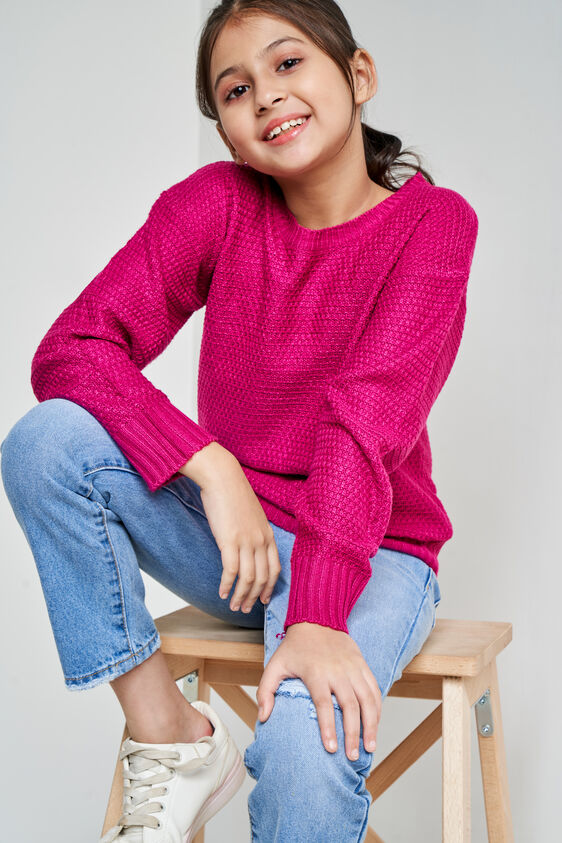 Magenta Straight Top, Magenta, image 3