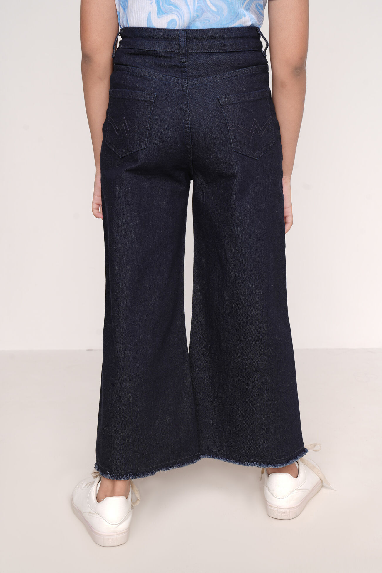 Indigo Solid Flared Bottom, Indigo, image 4