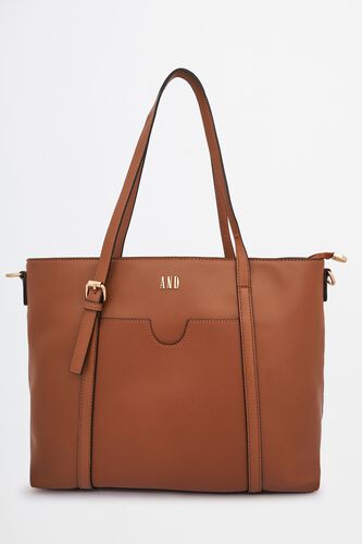 Tan Shoulder Bag Handbag, , image 1