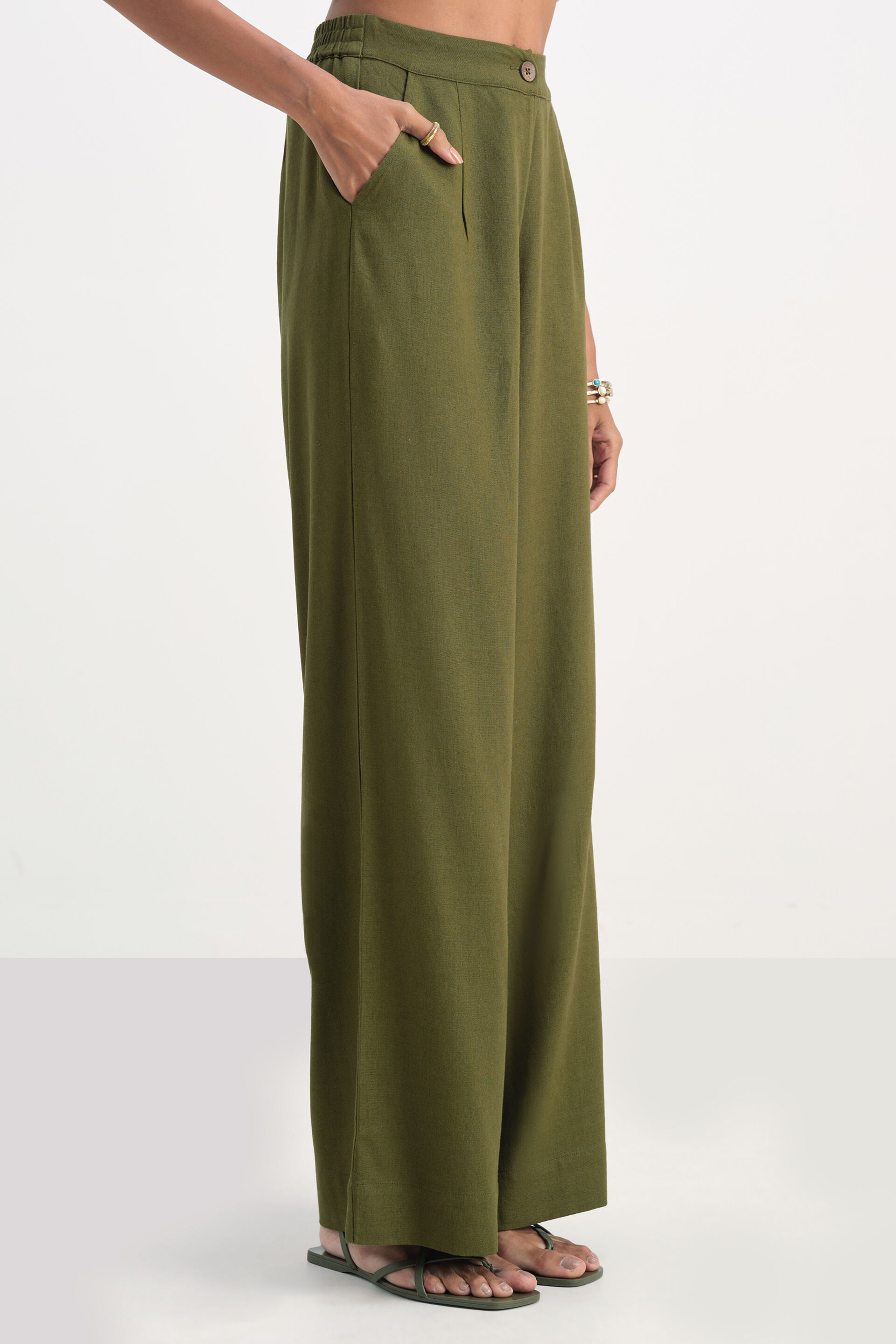 Mountain Olive Flair Bottoms, Olive, image 3