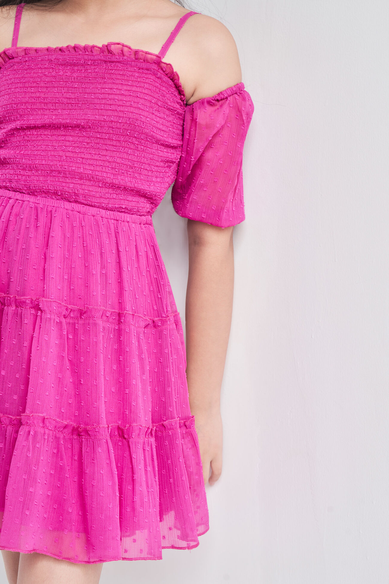 Pink Solid Straight Dress, Pink, image 6
