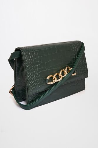Green Sling Handbag, , image 1