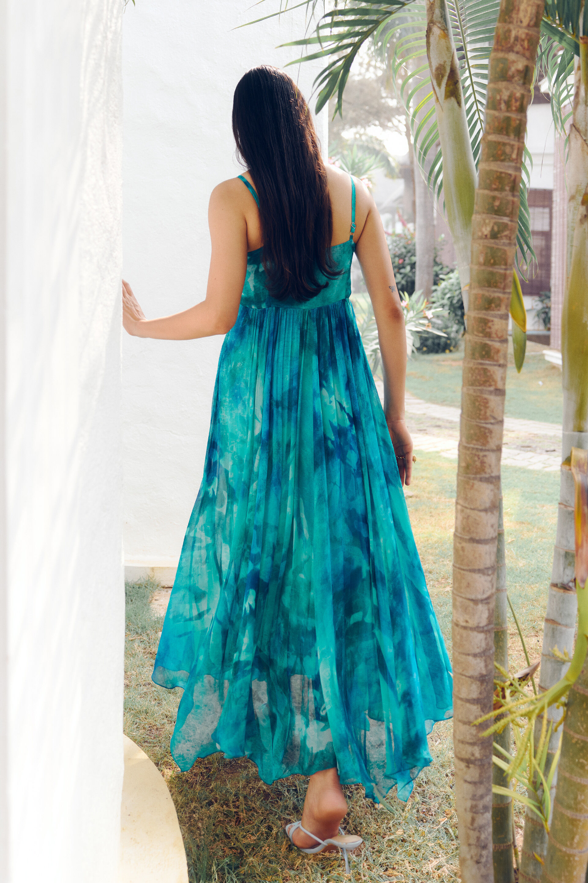 Azul Maxi Dress, Blue, image 6