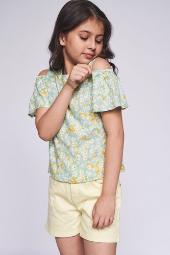 3 - Mint Floral Straight Top, image 3