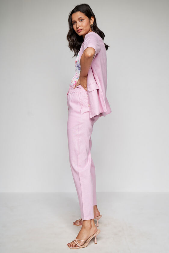 Pink Floral Straight Set-3, Pink, image 6