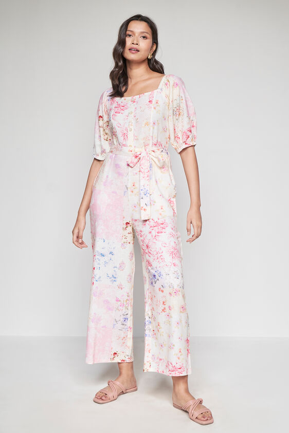 Floral Fling Jumpsuit, Multi Color, image 2