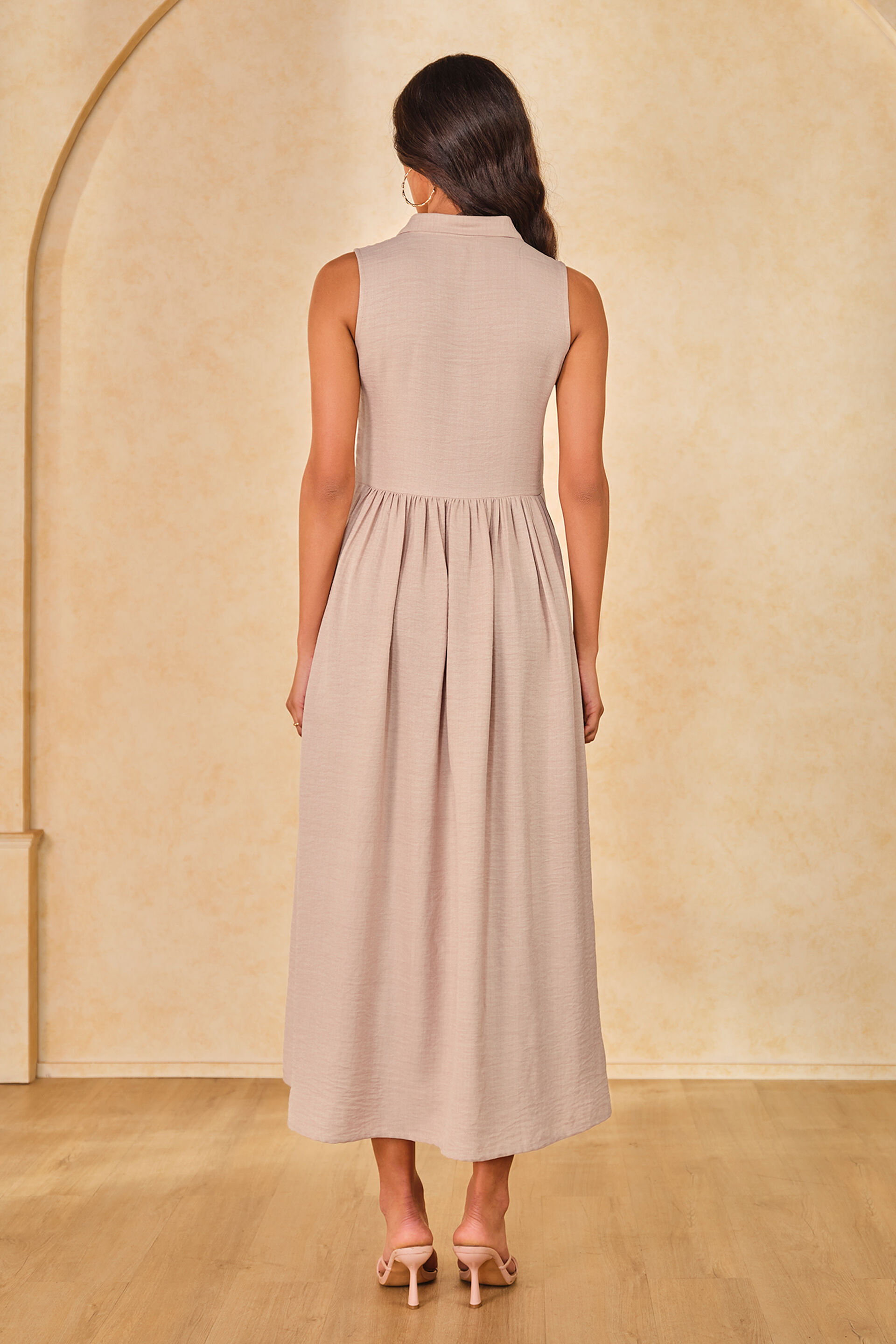 Bubble-yum Beige Dress, Beige, image 5