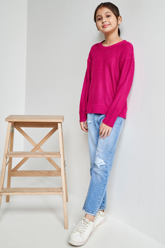 Magenta Straight Top, Magenta, image 1