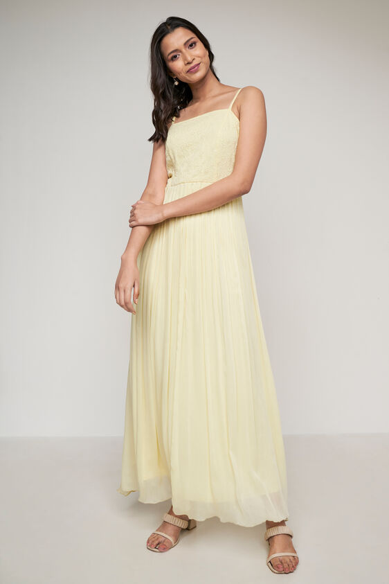 Design Flared Gown, Yellow, image 1