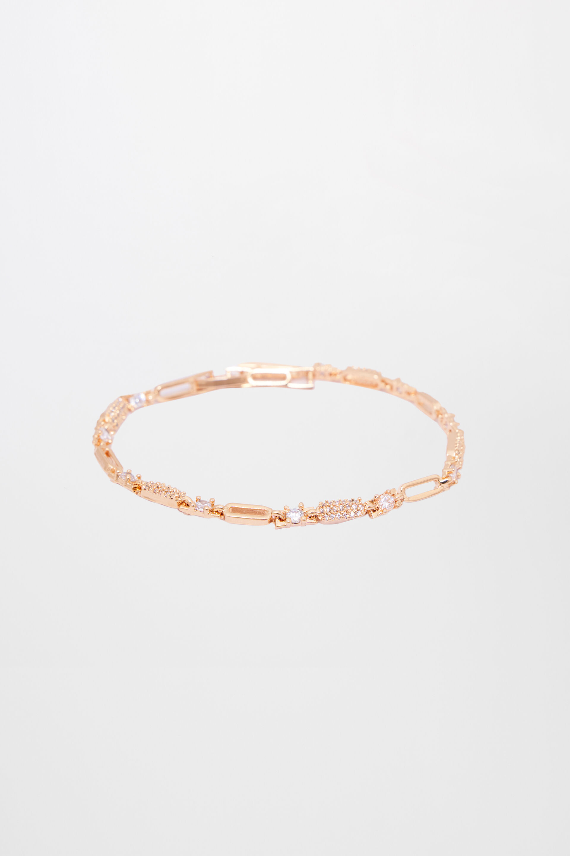 Donut link bracelet in sterling silver Silver/Gold/Rose Gold - LOEWE