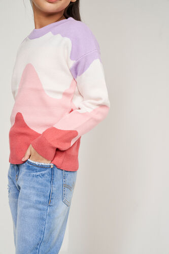 Multi Color Abstract High Neck Top, Multi Color, image 5