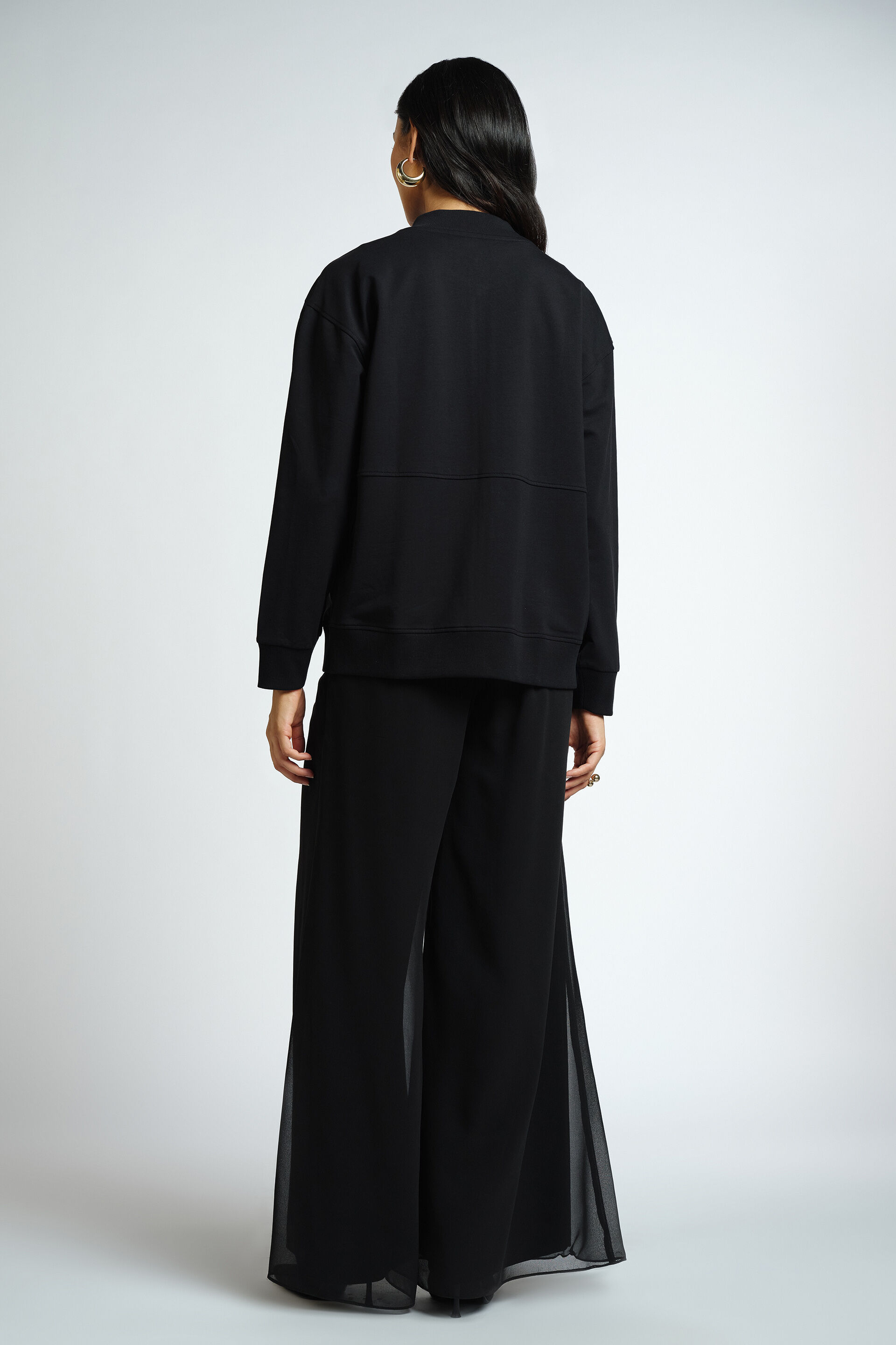 Blair Black Cotton Jacket, Black, image 5