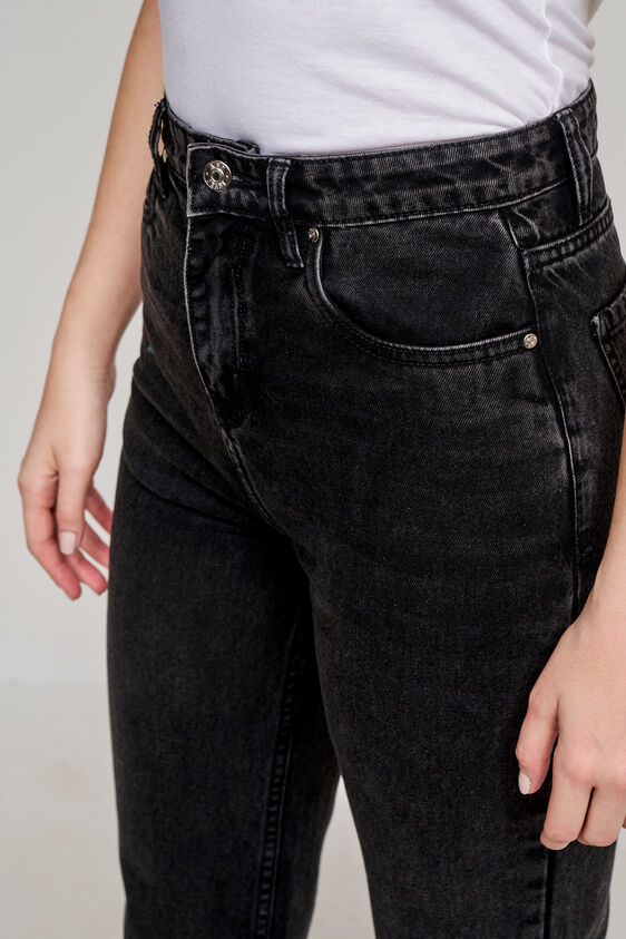 Charcoal Solid Straight Bottom, Charcoal, image 4