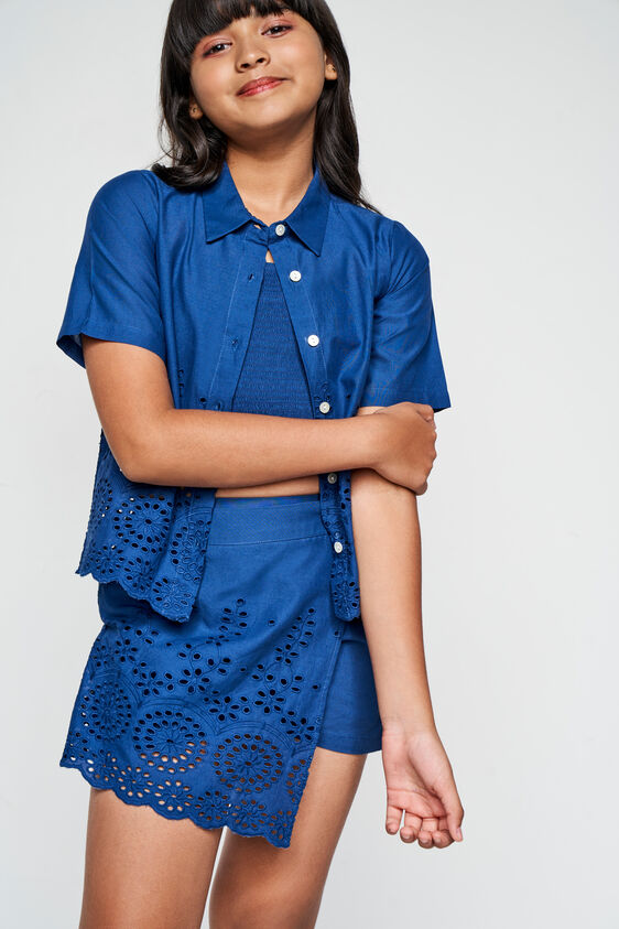 Ocean Breeze Co-ord Set, Navy Blue, image 1