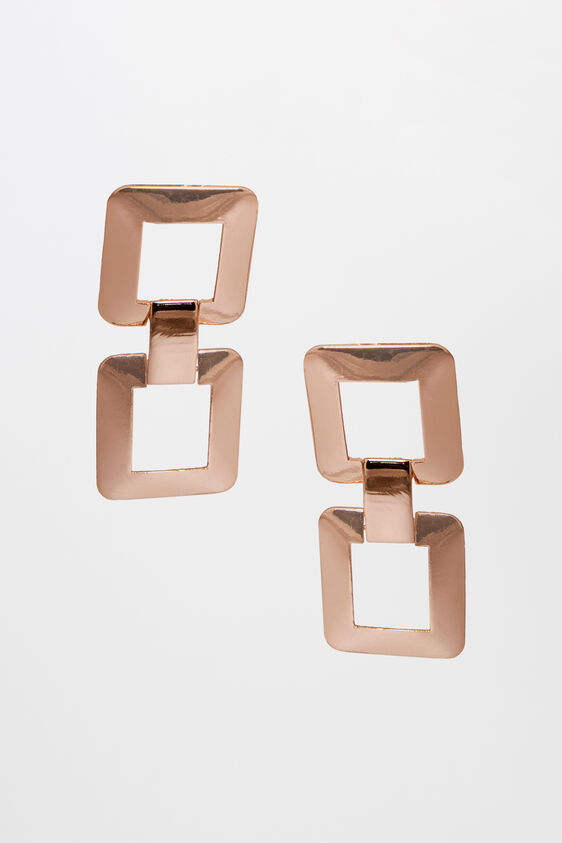 Gold Brass Earring, , image 1