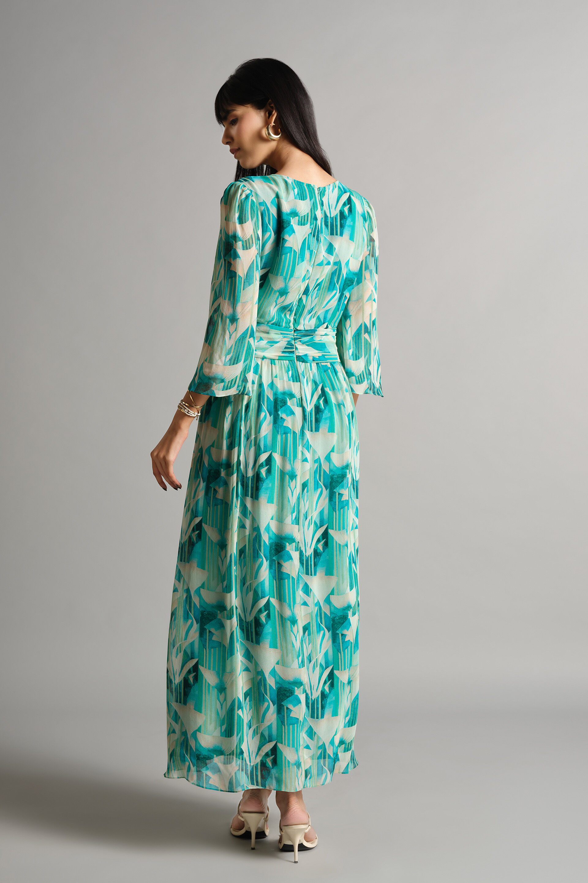 Aqua Dive Gown, Aqua, image 5