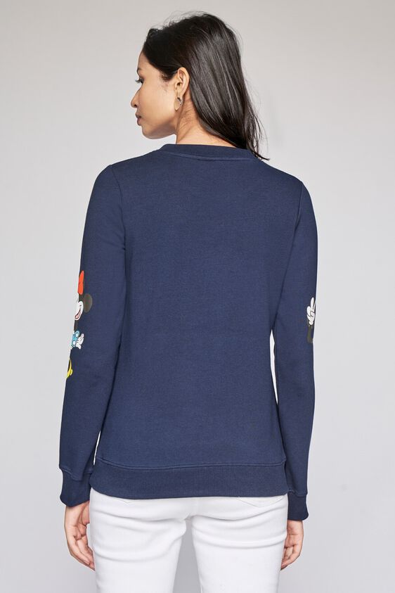 3 - Navy Graphic Sweater Top, image 3