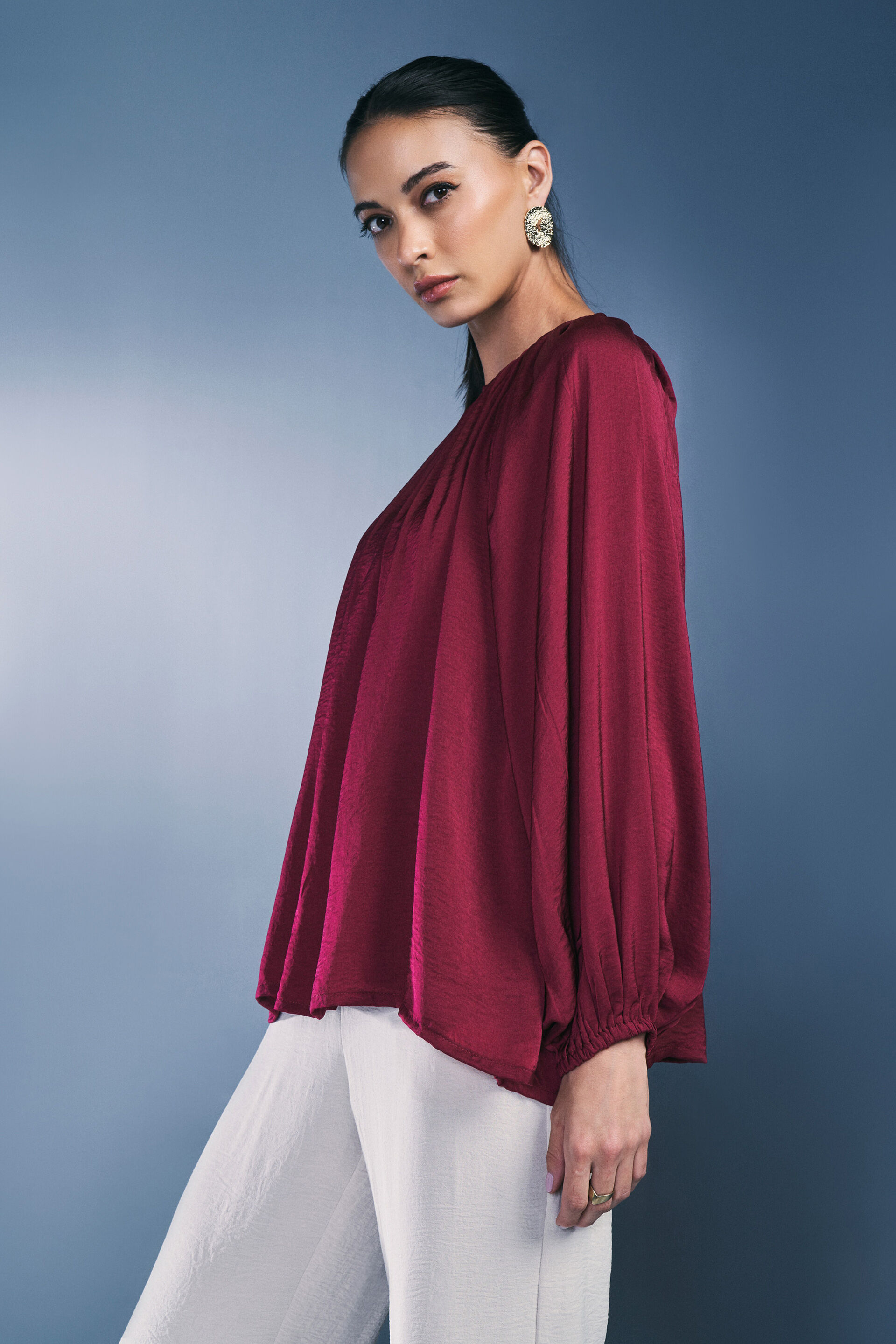 Luna Top, Red, image 4