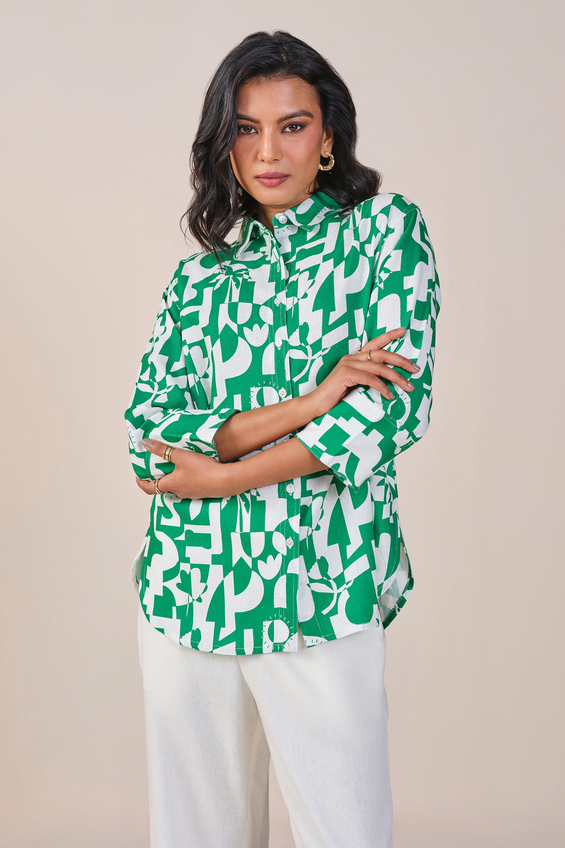 Forest Shirt, White, image 1