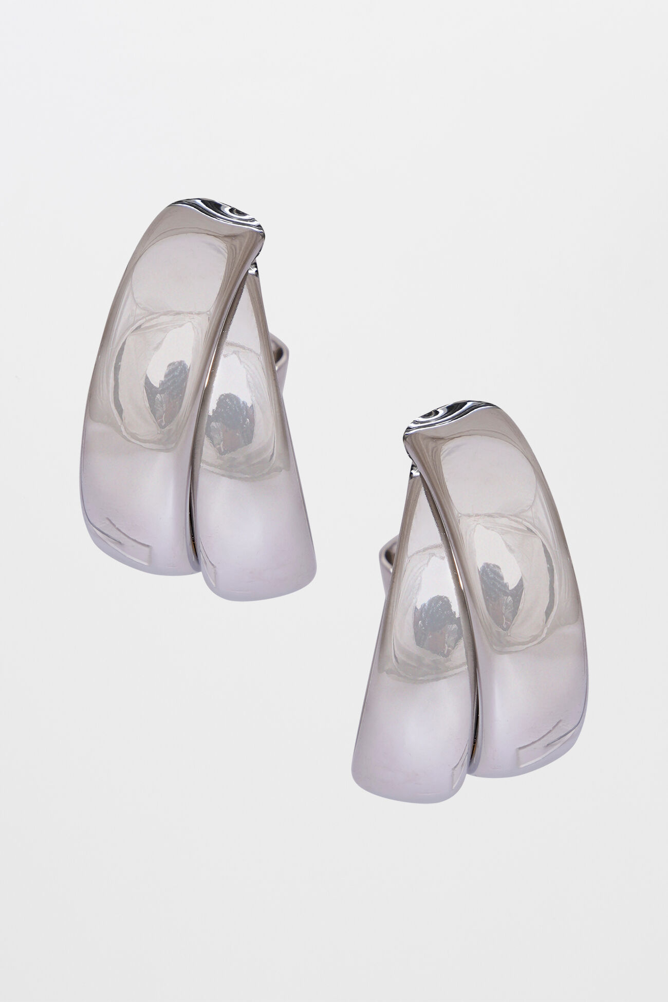 Silver Brass Earring, , image 1