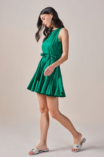 Sea’s the Day Cotton Dress, Green, image 5