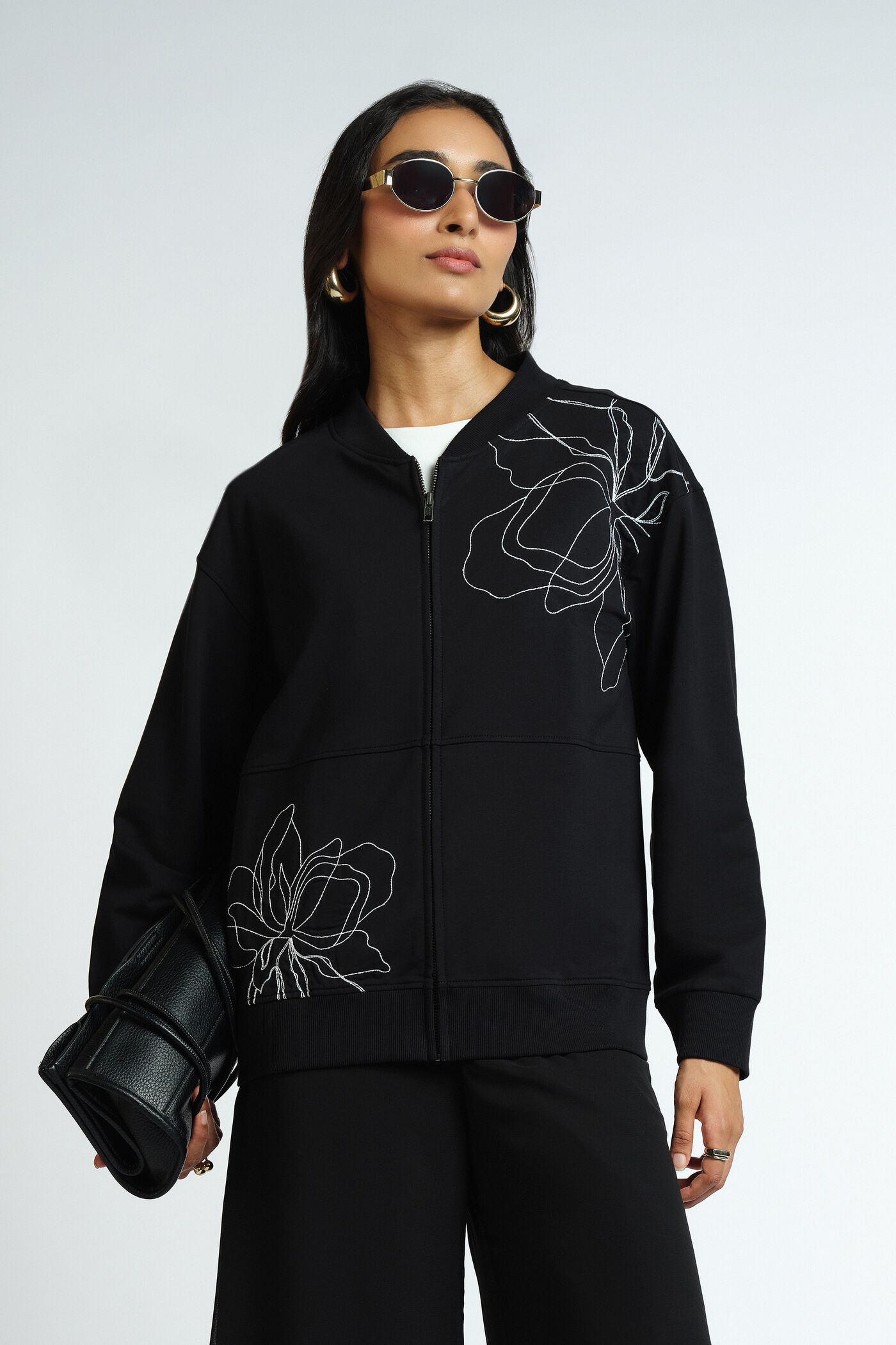Blair Black Cotton Jacket