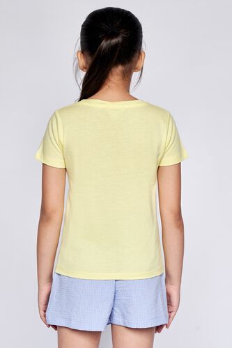 3 - Yellow Graphic Straight Top, image 3