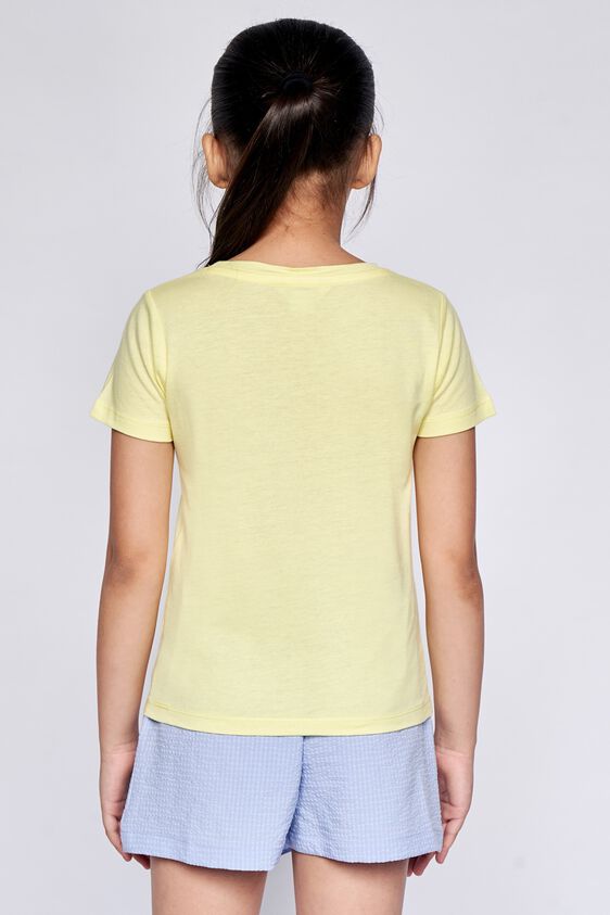 3 - Yellow Graphic Straight Top, image 3