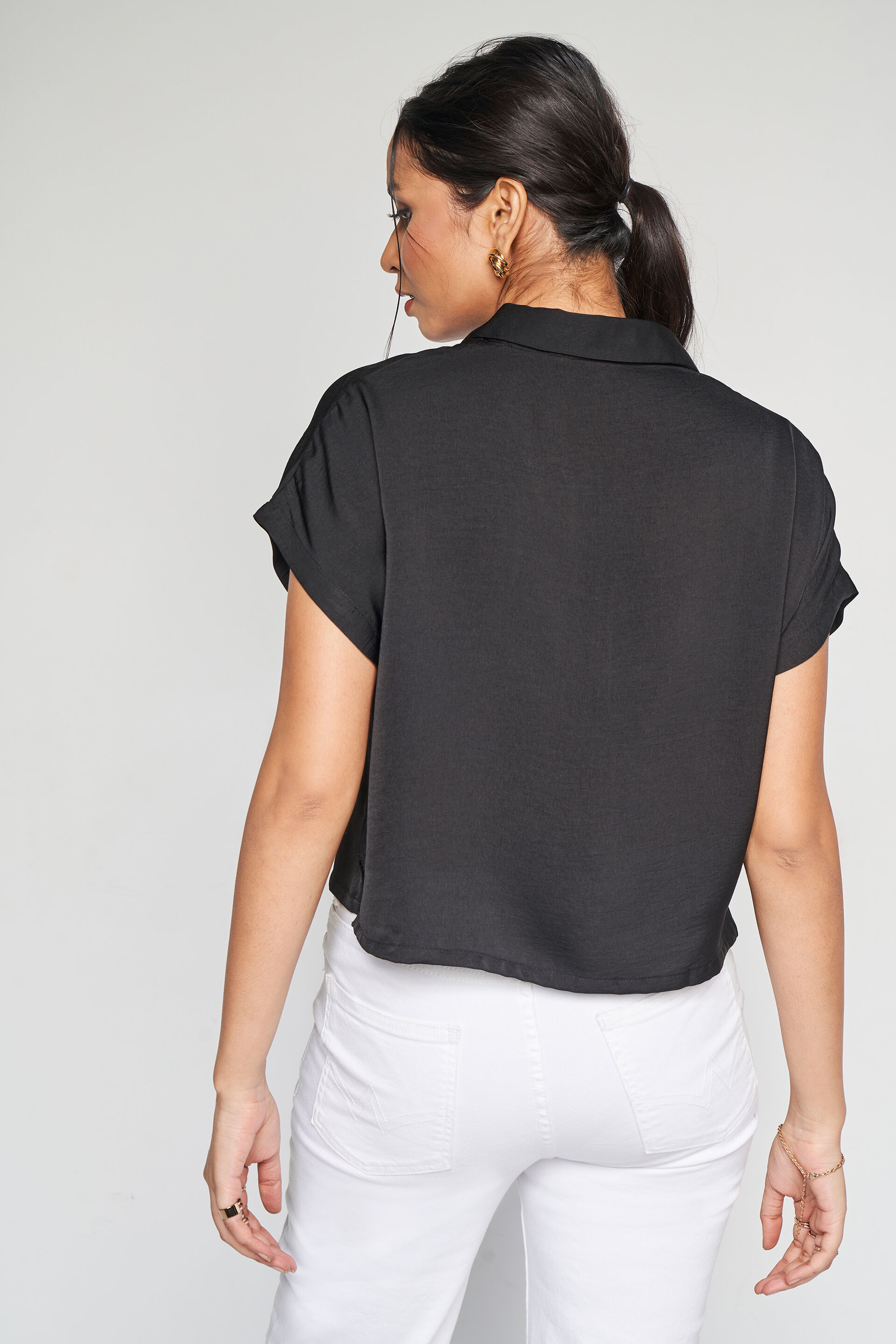 Midnight Sheen Top, Black, image 5