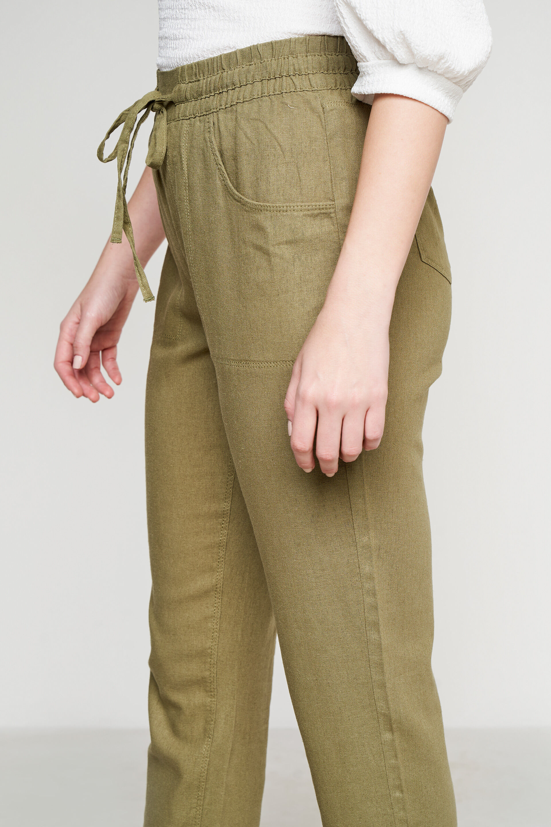 Buy Olive Solid Straight Bottom Online at Best Price at ANDIndia