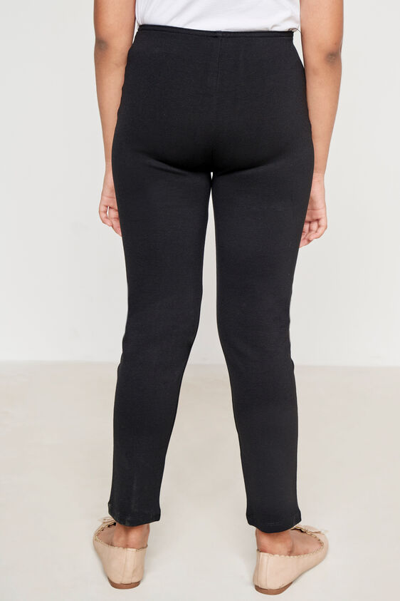 Solid Straight Bottom, Black, image 3
