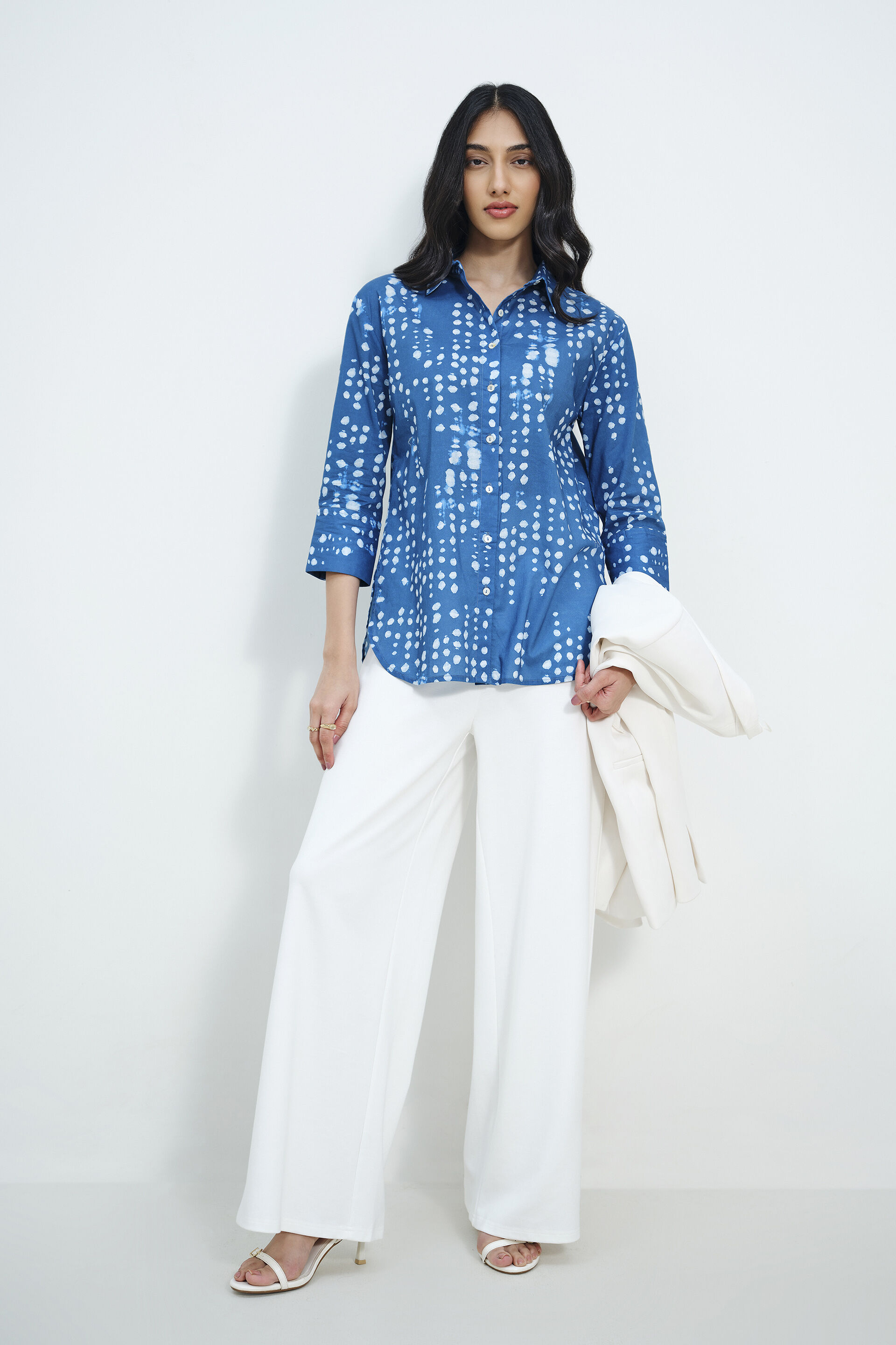 Sparkling Stream Shirt, Blue, image 2