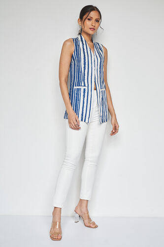 Stripe Struck Top, Blue, image 2