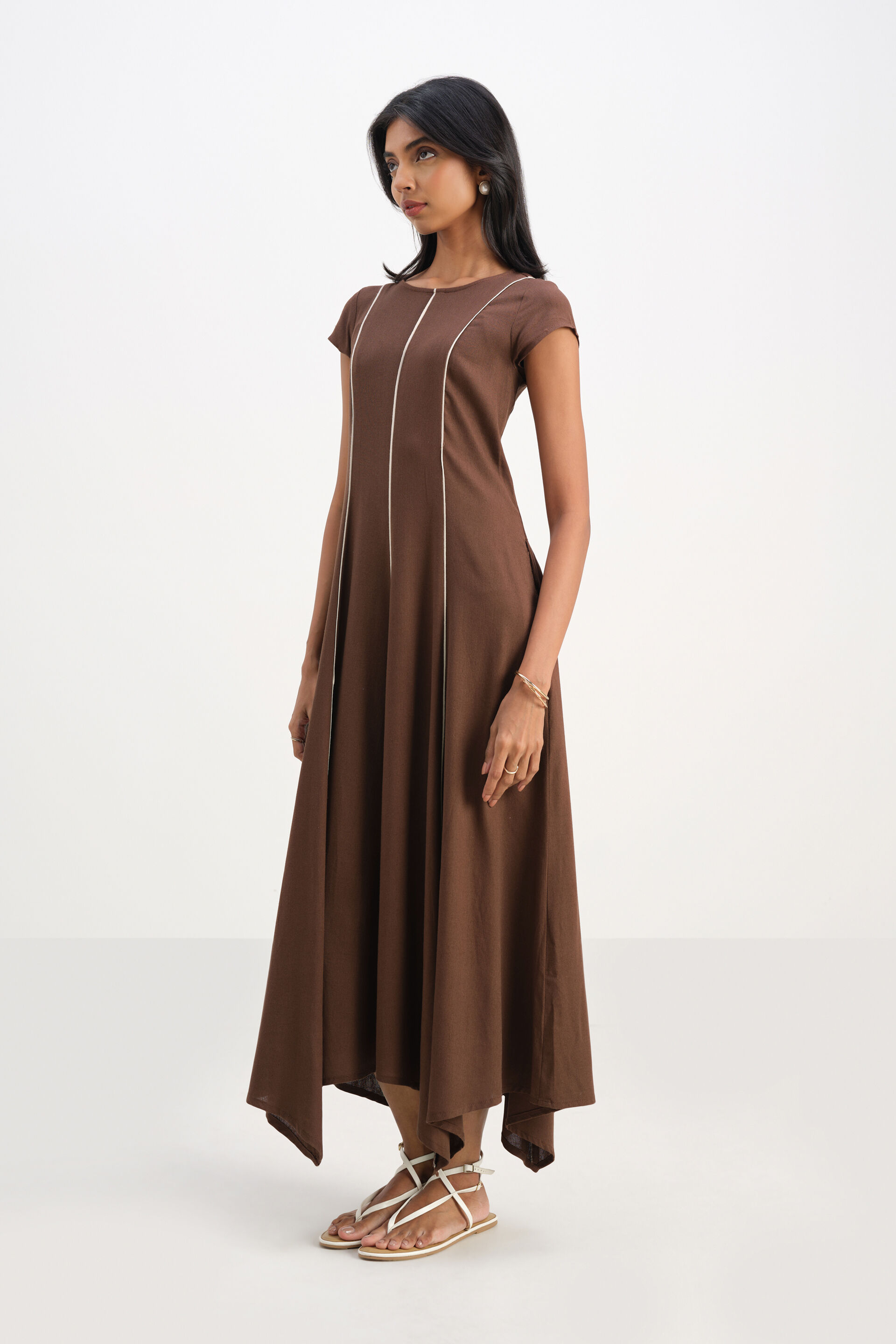 Cocoa Dress, Brown, image 2