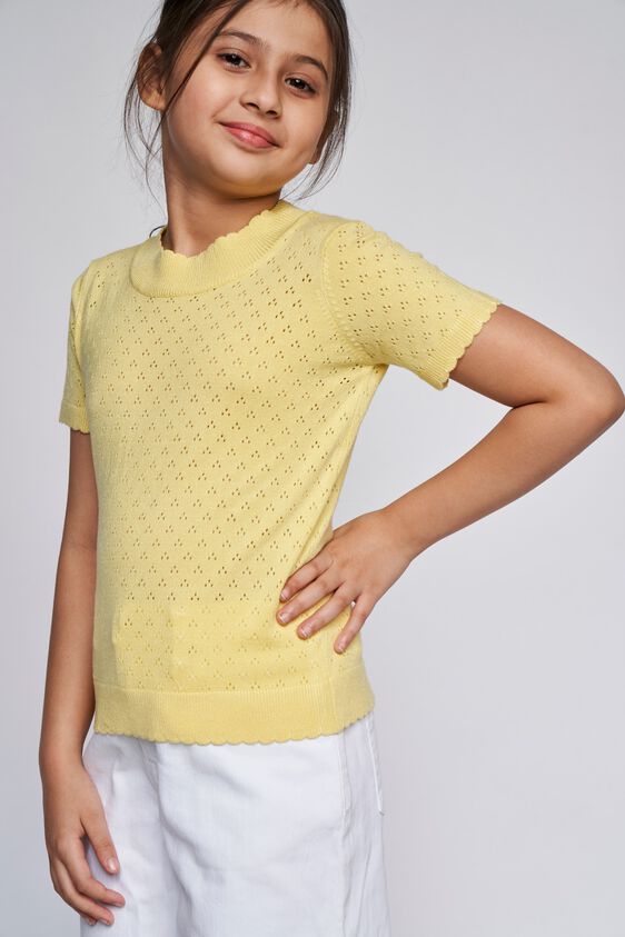 2 - Yellow Solid Straight Top, image 2