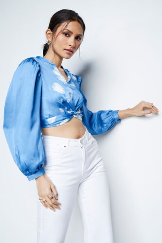 No Monday Blues Top, Indigo, image 8