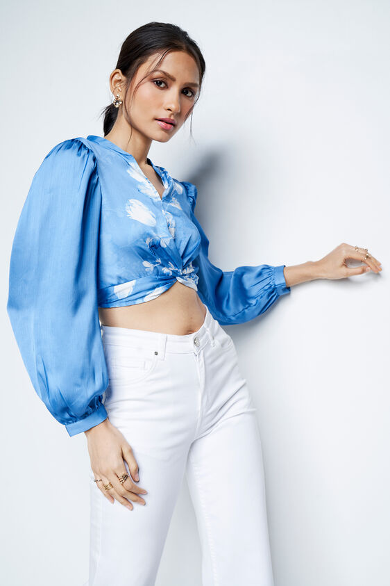 No Monday Blues Top, Indigo, image 8