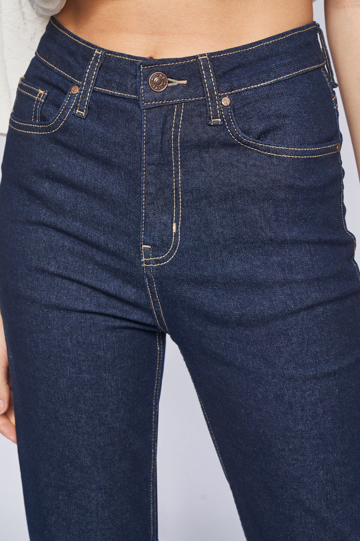 5 - Indigo Solid Straight Bottom, image 6