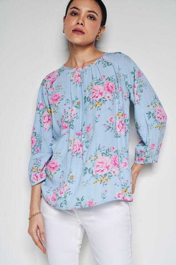 Floral Glory Top, Pink, image 3