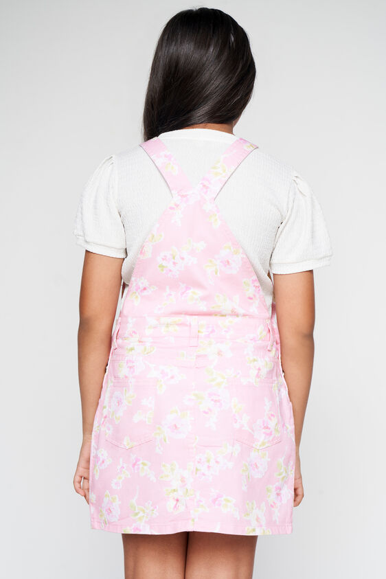 Flower Party Dungaree, Pink, image 4