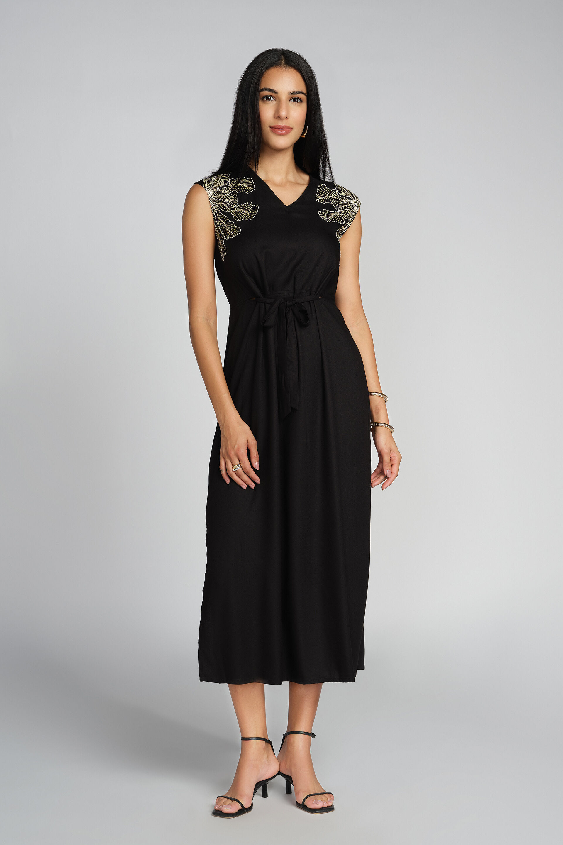 Tamala Dress, Black, image 2