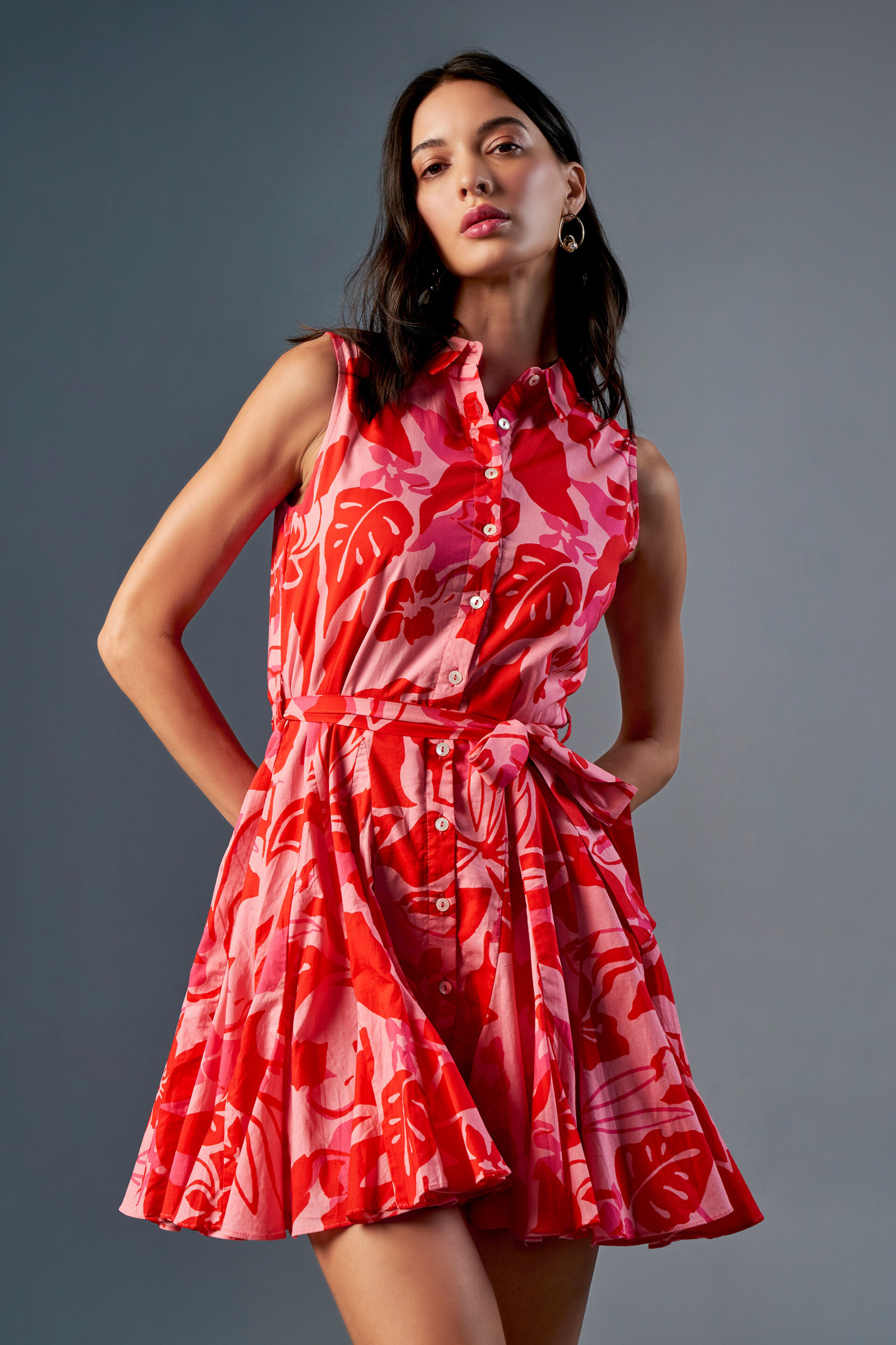 Pink Bloom Dress, Pink, image 1