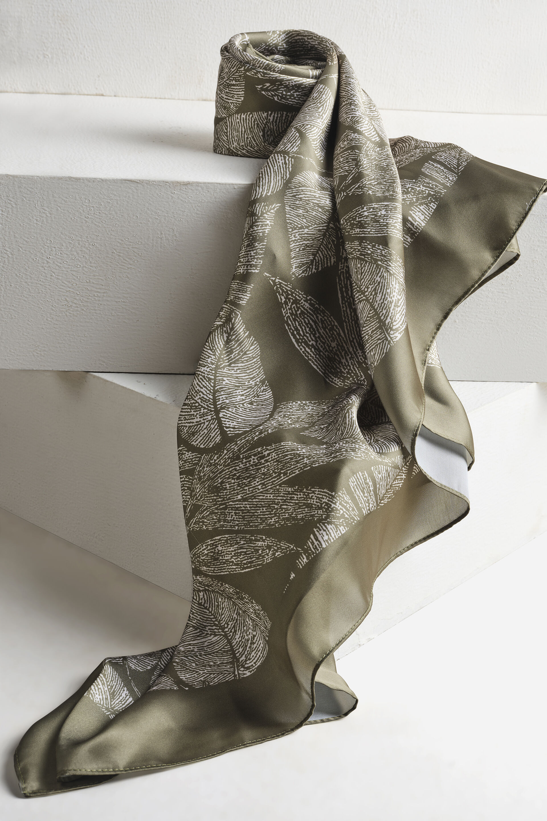 Olive Haze Modal Scarf, , image 1
