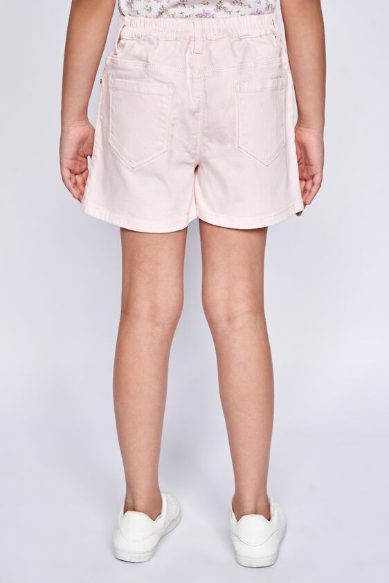 5 - Light Pink Solid Straight Shorts, image 5