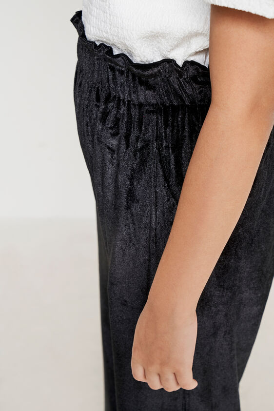 Black Solid Regular Bottom, Black, image 5